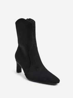 Linzi Calabasas Block Heel Ankle Boots Black Best