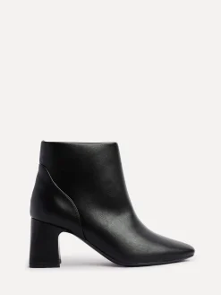 Linzi Black Cove Comfort Block Heeled Ankle Boot New