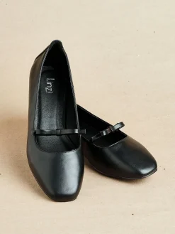 Linzi Cressida Ballet Pumps With Bow Detail Black Outlet