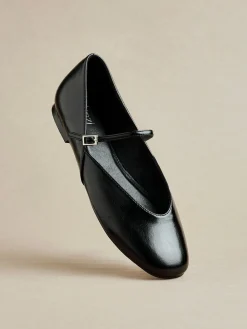 Linzi Hush Square Toe Mary Jane Shoes Black