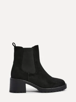 Linzi Path Block Heel Chelsea Boots Black Online