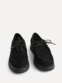 Linzi Perth Laced Chunky Loafers Black Best