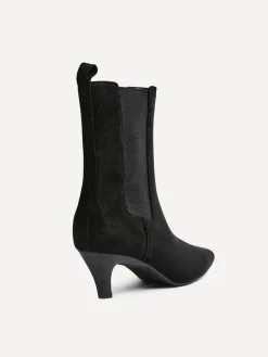 Linzi Ritual Kitten Heeled Chelsea Boots Black Clearance