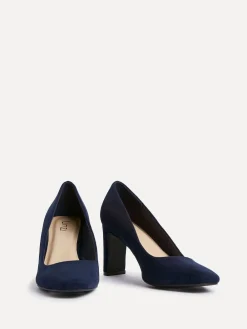 Linzi Agenda Block Heel Courts Blue Best