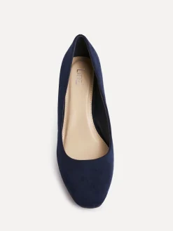 Linzi Agenda Block Heel Courts Blue Best