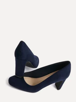 Linzi Agenda Block Heel Courts Blue Best