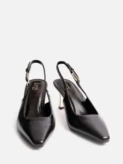 Linzi Avani Stiletto Court Heels Brown New