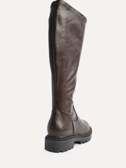 Linzi Hallie High Leg Stretch Boots Brown Hot