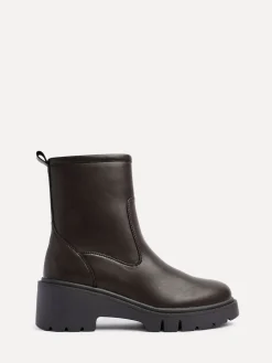 Linzi Limited Wedge Ankle Boots Brown Hot