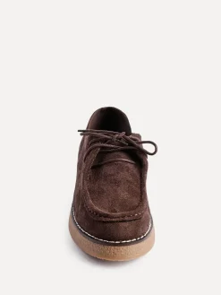 Linzi Perth Laced Chunky Loafers Brown Discount