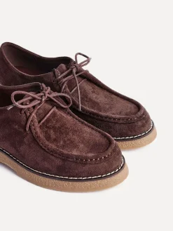 Linzi Perth Laced Chunky Loafers Brown Discount