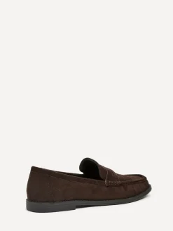 Linzi Precise Classic Loafers With Front Tab Brown Clearance