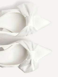 Linzi Cream Bridal Always Courts With Bow Detail Hot