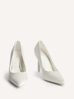 Linzi Ivory Adore Courts With Diamante Heel New