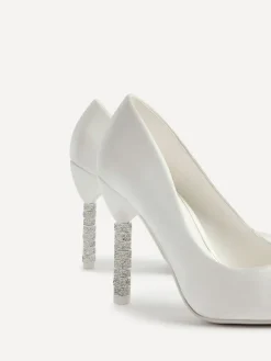 Linzi Ivory Adore Courts With Diamante Heel New