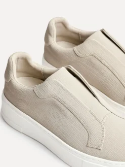 Linzi Henley Flatform Slip-On Trainers Natural Online