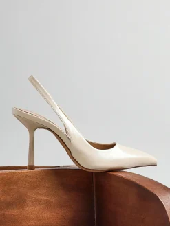 Linzi Dash Slingback Court Heels Nude Sale