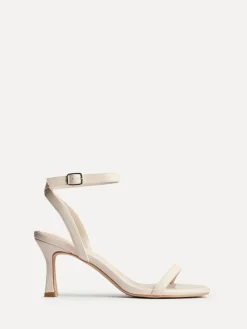 Linzi Nude Elevate Low Stiletto Heeled Sandals