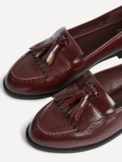 Linzi Rosemary Classic Slip-On Loafers With Tassel Detail Red Best