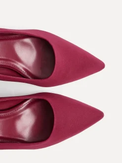 Linzi Wide Fit Aim Closed Court Stiletto Heels Red Best