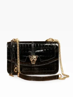 Lipsy Medium Chain Shoulder Bag Black Clearance