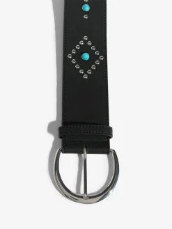Lipsy Black Studded Chunky Belt