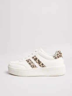 Lipsy Faux Suede Chunky Platform Sports Trainer Neutral Outlet