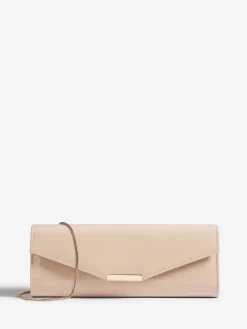 Lipsy Nude Clutch Bag New
