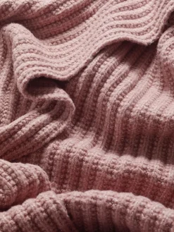 Lipsy Shimmer Ribbed Scarf Pink Online