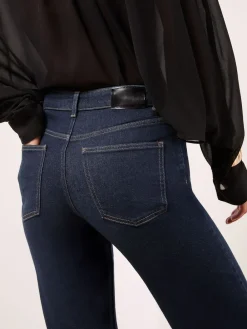 Lipsy Wide Leg Jeans Rinse Blue New