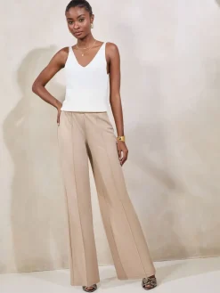 Lipsy Stone High Waist Wide Leg Trousers Online