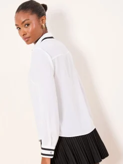 Lipsy White Tipped Shirt Clearance