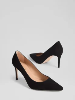 LK Bennett Black New Floret Signature Courts Outlet
