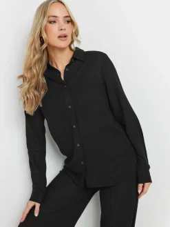 Long Tall Sally Long Sleeve Containing Shirt Black Hot