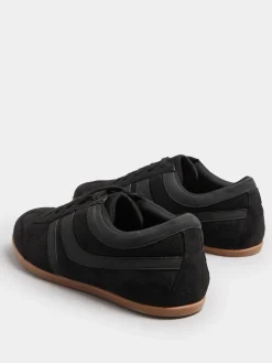 Long Tall Sally Black Low Profile Trainers Sale