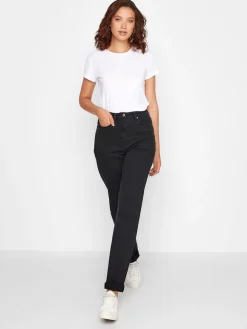 Long Tall Sally Black Mom UNA Stretch Jeans Online