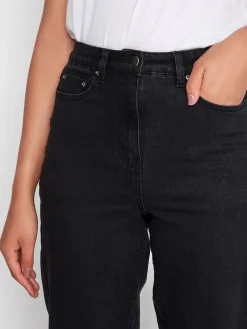 Long Tall Sally Black Mom UNA Stretch Jeans Online