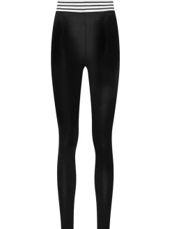 Long Tall Sally Black Stripe Waistband Leggings Clearance