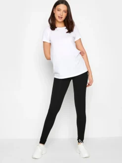 Long Tall Sally Black Stretch Cotton Leggings 2 Pack Clearance