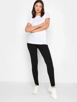 Long Tall Sally Black Stretch Cotton Leggings 2 Pack Clearance