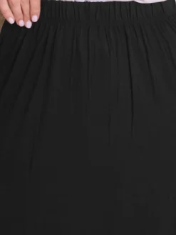 Long Tall Sally Black Tube Maxi Skirt Clearance