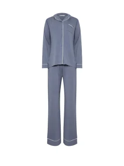 Long Tall Sally Long Sleeve Pyjamas Set Blue Sale