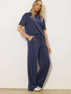 Long Tall Sally Premium Wide Leg Joggers Blue Best
