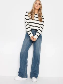 Long Tall Sally Wide Leg 100% Cotton Jeans Blue