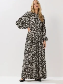 Long Tall Sally Tie Waist Maxi Dress Brown Outlet