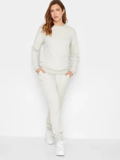 Long Tall Sally Grey Basic Cuffed Joggers Online