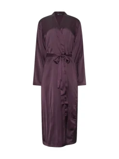 Long Tall Sally Satin Maxi Robe Red