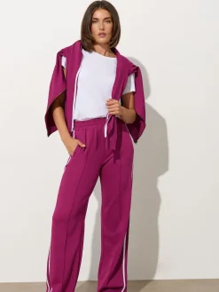 Long Tall Sally Red Two Stripe Joggers Online