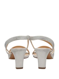 Lotus Silver Diamante Ocassion Sandals New