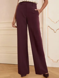Love & Roses Berry Wide Leg Trousers Discount